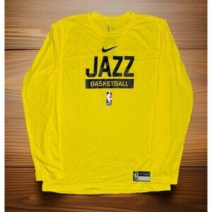 Utah Jazz Long Sleeve Nike NBA Player Team Issue Warm Up Shirt Mens Medium NWT